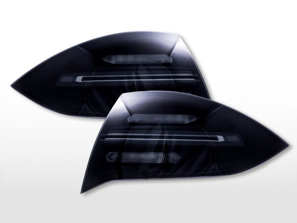 Feux arrière LED Porsche Cayenne (92A) 2011-2014 noir/fumé -