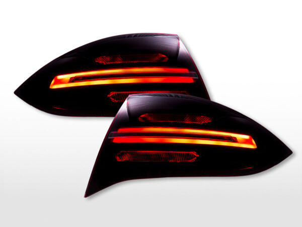 Feux arrière LED Porsche Cayenne (92A) 2011-2014 noir/rouge/clair - – Image 2