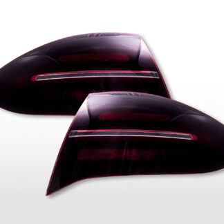 Feux arrière LED Porsche Cayenne (92A) 2011-2014 noir/rouge/clair -