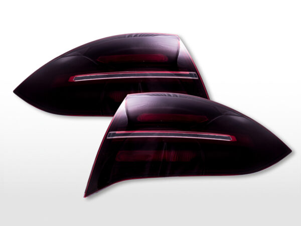 Feux arrière LED Porsche Cayenne (92A) 2011-2014 noir/rouge/clair -