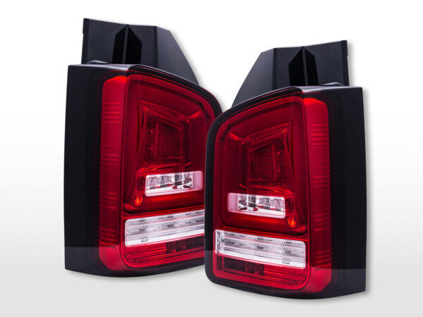 Feux arrière LED VW T5 2003-2010 rouge/clair - – Image 2