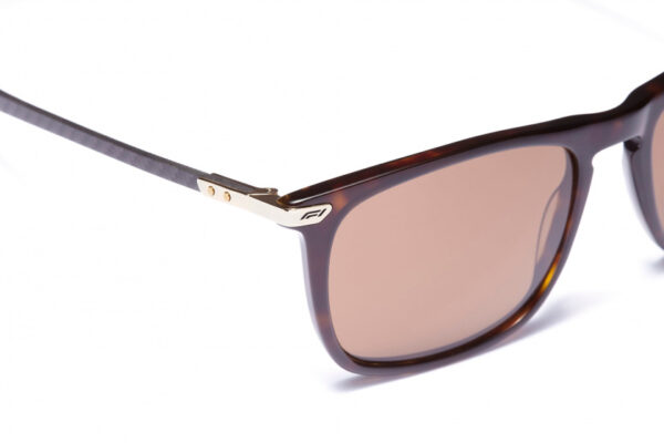 Lunettes de soleil lunettes de soleil unisexe rectangulaire cat.4 brun - Formula 1 Eyewear – Image 12