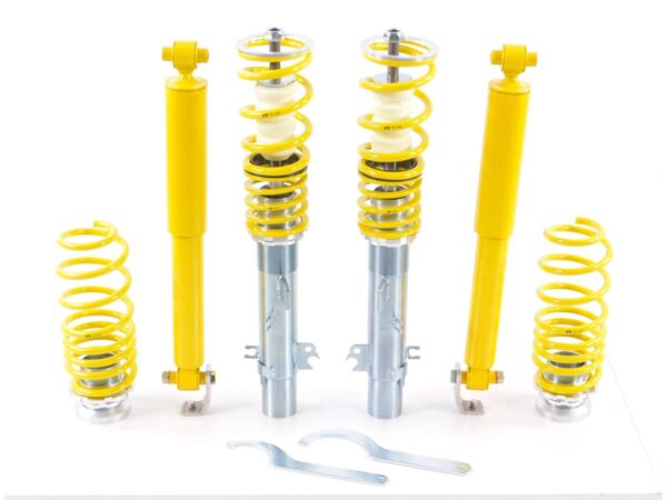 Kit combinés filetés FK suspension sport Peugeot 207 CC à partir de 2007 avec jambe de force 47mm -