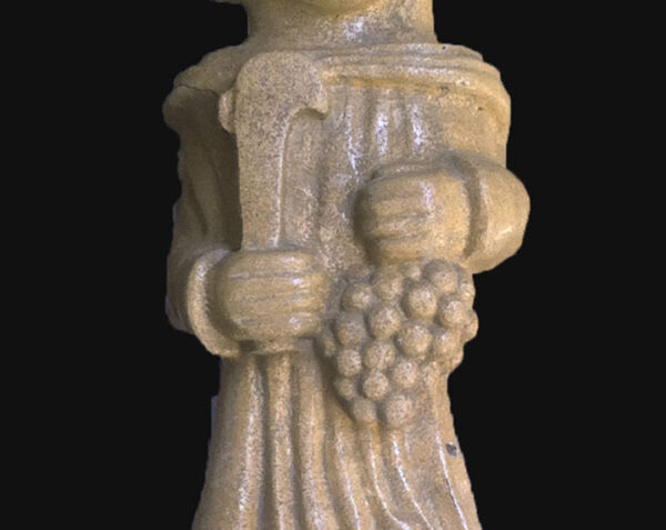 Statue Saint-Vincent - XXL (97 x 34 x 25) - Lanvignes Antiquaire - COMPTOIR DES PIERRES – Image 5