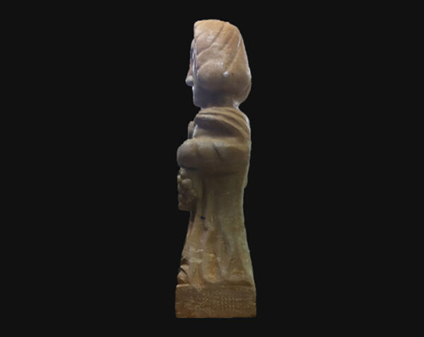 Statue Saint-Vincent - XXL (97 x 34 x 25) - Lanvignes Antiquaire - COMPTOIR DES PIERRES – Image 7