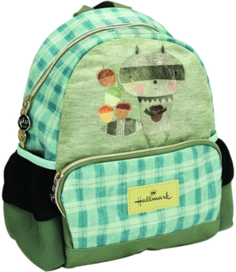 Children's backpacks Nordic Racoon sac à dos junior 11 x 25 x 31 cm gris/bleu - Hallmark – Image 4