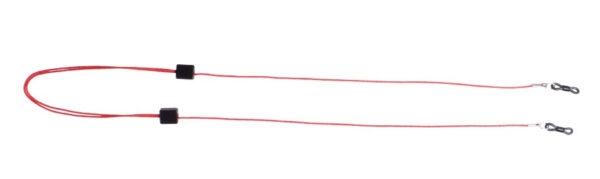 Cordons lunettes corde à lunettes Clfx 65 cm polyester rouge/noir - Henri Beaud – Image 4