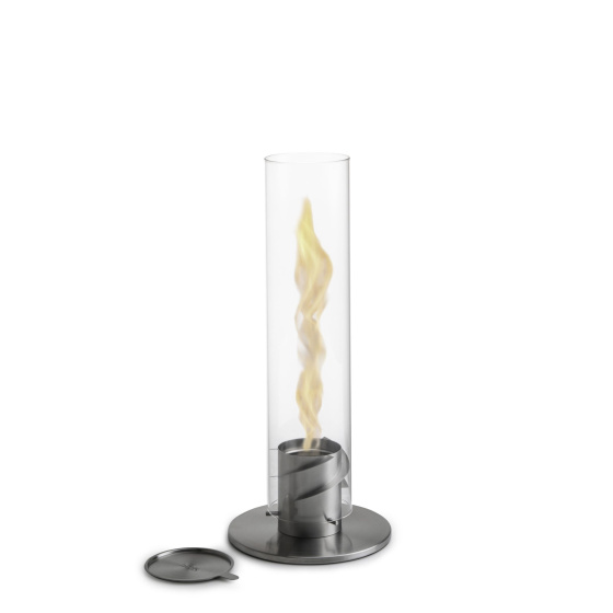 Table fires Spin 120 lanterne d'ambiance acier inoxydable 23 x 54 cm argent - Höfats – Image 16