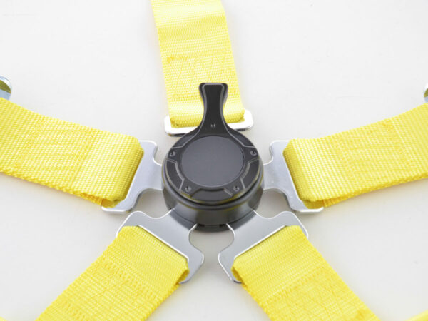 Harnais ceinture harnais 5 points harnais racing universel jaune - – Image 4