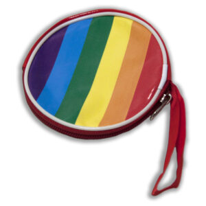 PRIDE - PORTE-MONNAIE RONDE DRAPEAU LGBT -