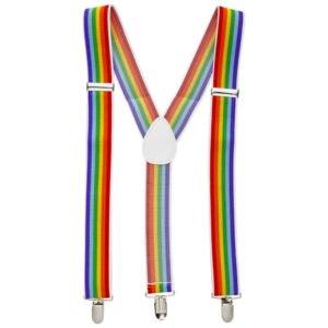 PRIDE - BRETELLES DRAPEAU LGBT -