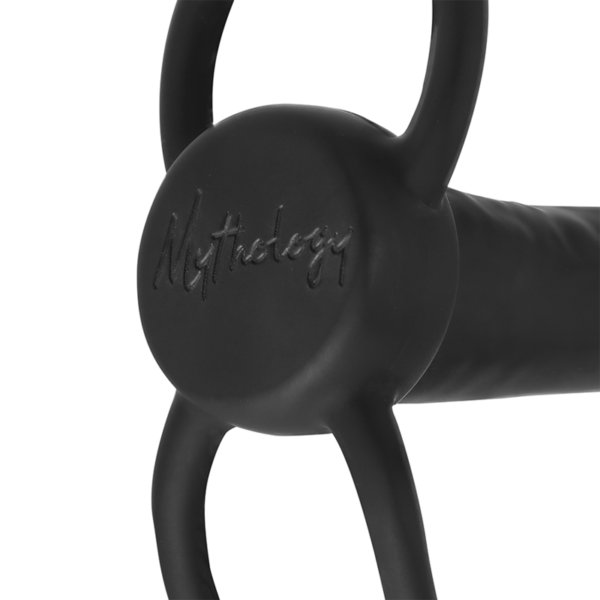 MYTHOLOGY - GODE ANAL COBI ONYX AVEC ANNEAU DE BITE ET TESTICULE 13 CM EN SILICONE - – Image 5