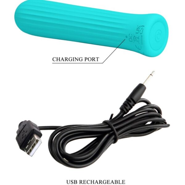 PRETTY LOVE - VIBRATEUR STIMULATEUR BLEU BLANCHE - – Image 6