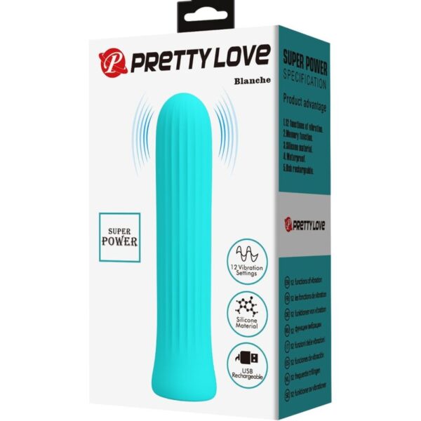 PRETTY LOVE - VIBRATEUR STIMULATEUR BLEU BLANCHE - – Image 7