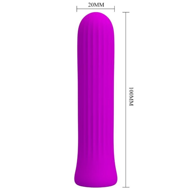 PRETTY LOVE - VIBRATEUR STIMULATEUR ROSE BLANCHE -