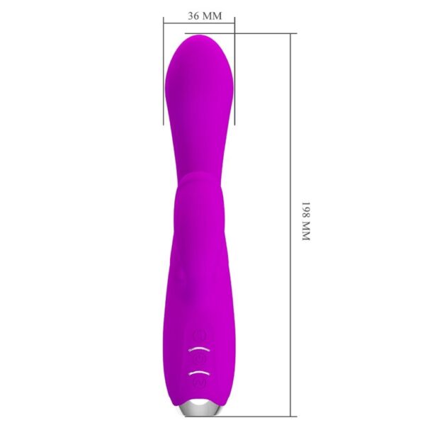 PRETTY LOVE - VIBRATEUR LAPIN RECHARGEABLE GLORIA IMPERMÉABLE VIOLET - – Image 7