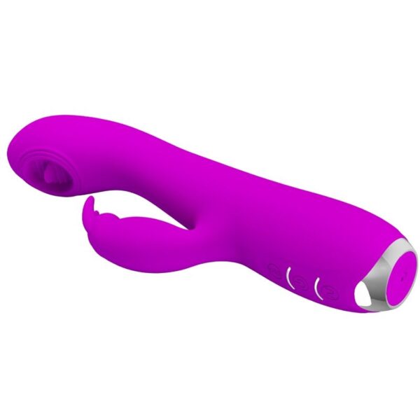 PRETTY LOVE - VIBRATEUR RECHARGEABLE RACHEL AVEC VENTOUSE VIOLET - – Image 3