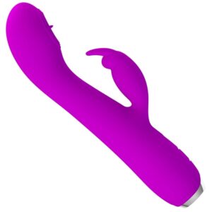 PRETTY LOVE - VIBRATEUR RECHARGEABLE RACHEL AVEC VENTOUSE VIOLET -