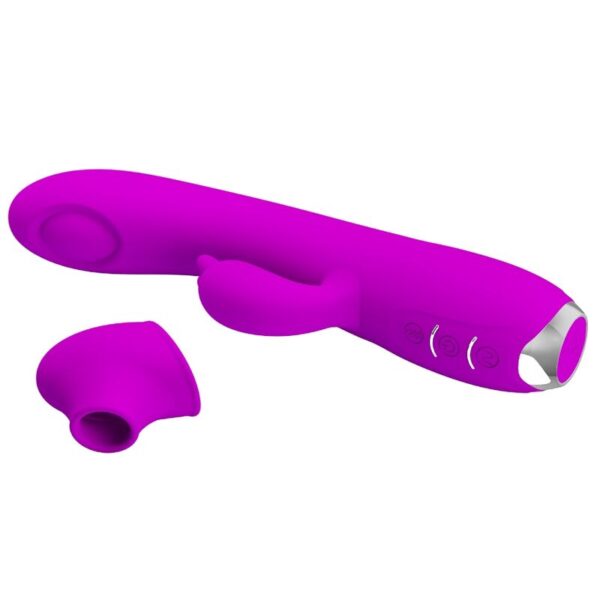 PRETTY LOVE - VIBRATEUR SUCKER RECHARGEABLE REGINA VIOLET - – Image 7