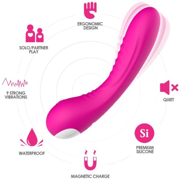 ARMONY - VIBRATEUR LEGEND SILICONE FUCHSIA -