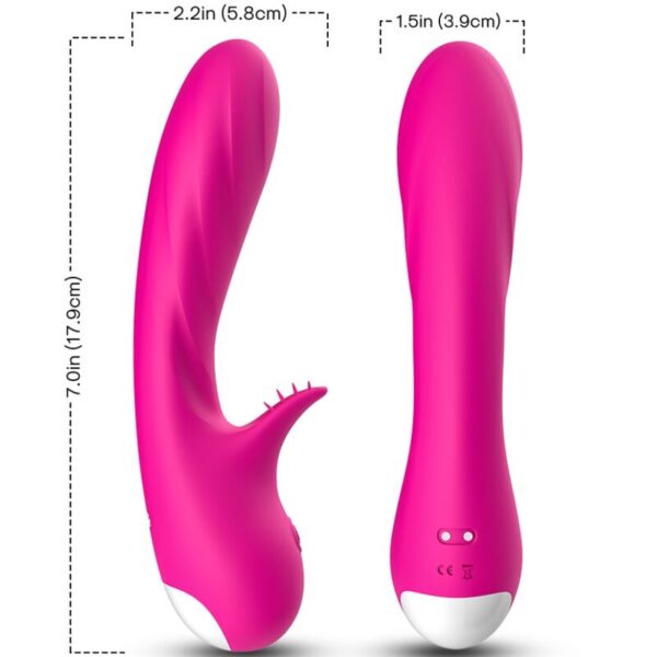 ARMONY - VIBRATEUR ROMANCE AVEC STIMULATEUR FUCHSIA -