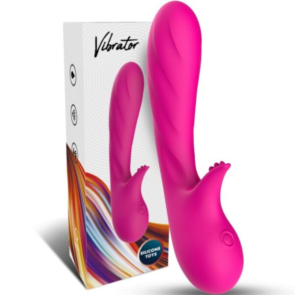 ARMONY - VIBRATEUR ROMANCE AVEC STIMULATEUR FUCHSIA - – Image 5