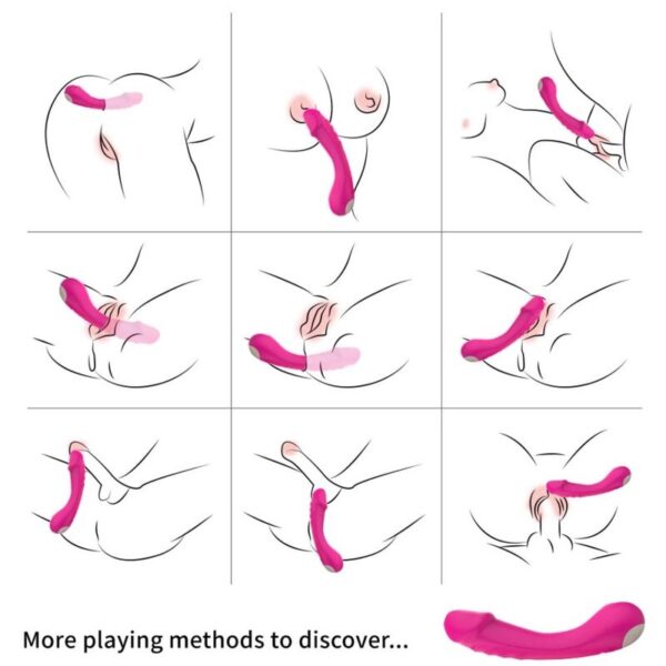 ARMONY - GODE VIBRATEUR SPOT G SILICONE FUCHSIA - – Image 2