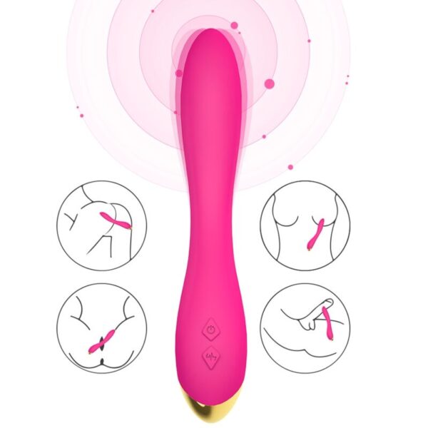 ARMONY - VIBRATEUR FLAMINGO MULTIPOSITION FUCHSIA - – Image 3