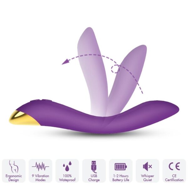 ARMONY - VIBRATEUR FLAMINGO MULTIPOSITION VIOLET -