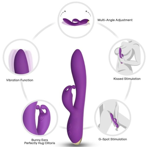 ARMONY - BONNIE VIBRATEUR LAPIN VIOLET - – Image 2