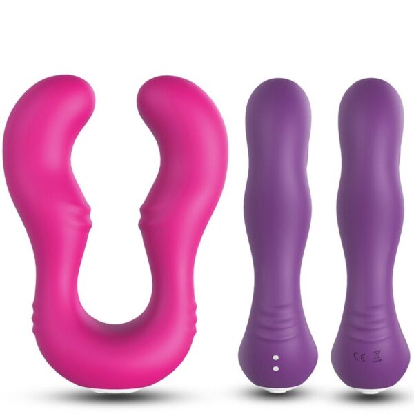 ARMONY - VIBRATEUR SERAPH DOUBLE TÉLÉCOMMANDE FUCHSIA - – Image 5