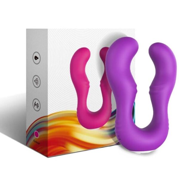 ARMONY - VIBRATEUR SERAPH DOUBLE TÉLÉCOMMANDE VIOLET - – Image 6