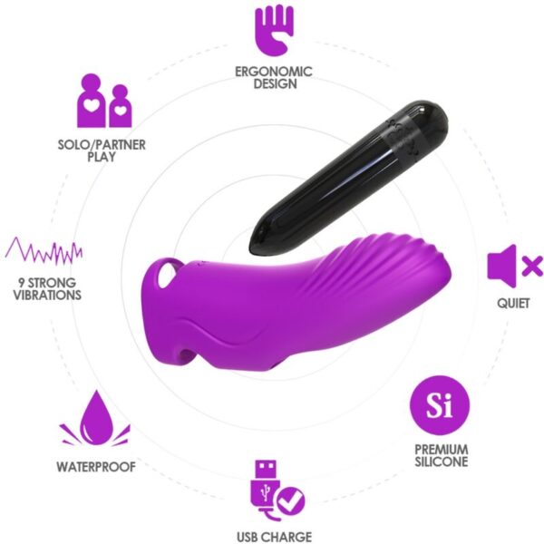 ARMONY - AURORA VIBRATEUR DOIGT VIOLET - – Image 3