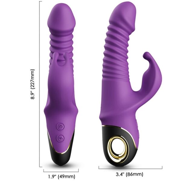 ARMONY - ZING GODE VIBRATEUR LAPIN VIOLET - – Image 3