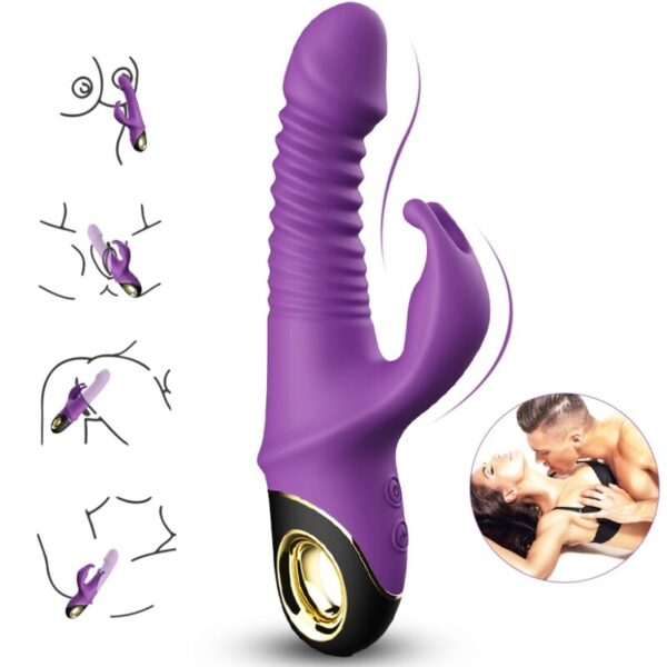 ARMONY - ZING GODE VIBRATEUR LAPIN VIOLET - – Image 2