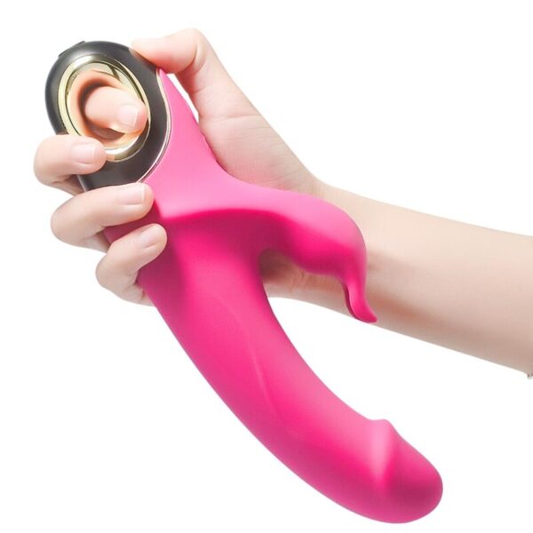 ARMONY - METEROR DILDO VIBRATEUR LAPIN ROTATEUR FUCHSIA - – Image 4