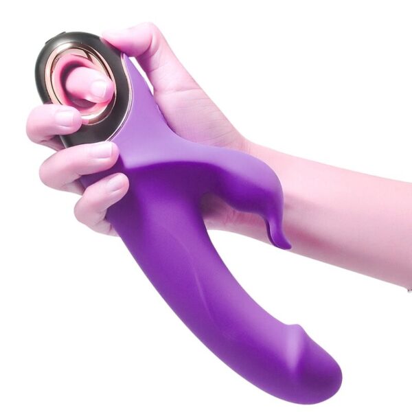 ARMONY - METEROR DILDO VIBRATEUR LAPIN ROTATEUR VIOLET - – Image 4
