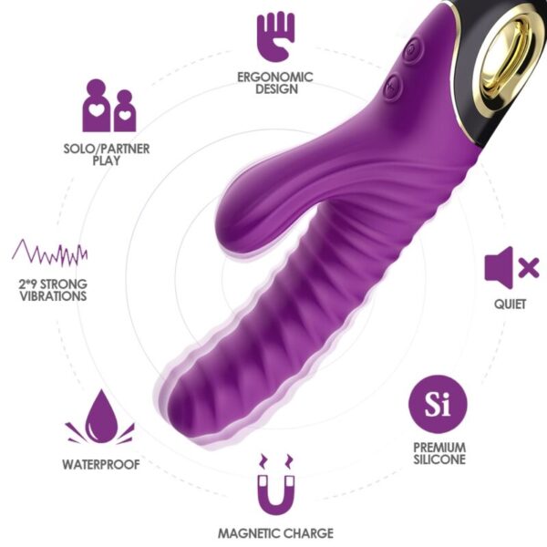 ARMONY - VIBRATEUR ETERNITY SILICONE VIOLET - – Image 3