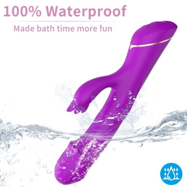 ARMONY - GODE VIBRATEUR LAPIN SILICONE VIOLET - – Image 3