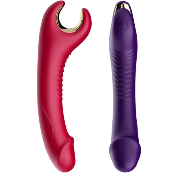 ARMONY - VIBRATEUR & ROTATEUR PRINCE DILDO ROUGE - – Image 4