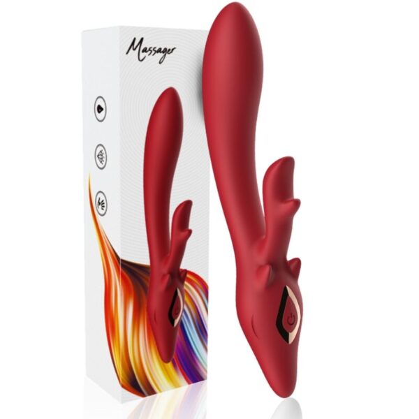 ARMONY - VIBRATEUR ELK RABBIT COURBE ROUGE - – Image 5