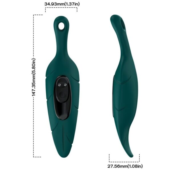 ARMONY - STIMULATEUR & VIBRATEUR VERT FEUILLE - – Image 4