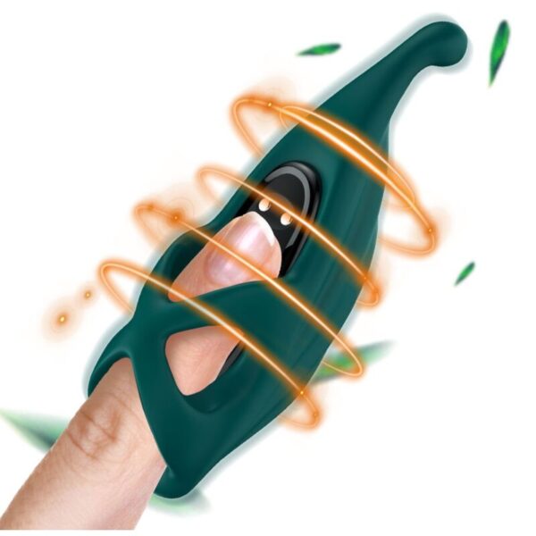 ARMONY - STIMULATEUR DE DOIGTS & VIBRATEUR VERT - – Image 2