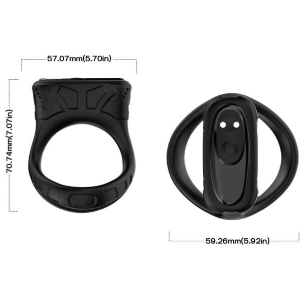 ARMONY - ANNEAU VIBRATEUR & MULTIPOSITION NOIR - – Image 4