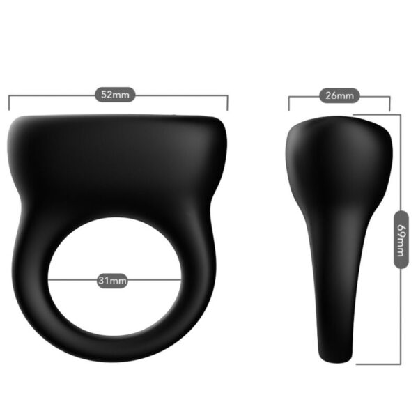 ARMONY - ANNEAU VIBRATEUR NOIR - – Image 3