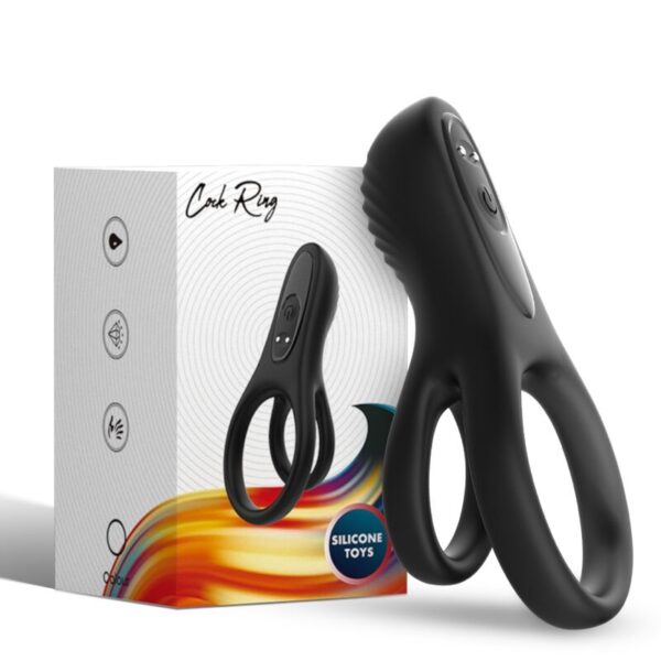 ARMONY - VIBRATEUR DOUBLE ANNEAU NOIR - – Image 5