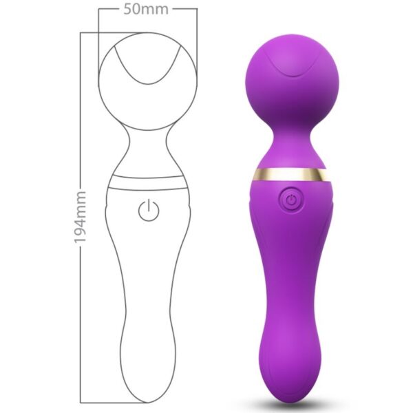 ARMONY - FREEZA MASSAGER & VIBRATEUR TÊTE SUPER FLEXIBLE VIOLET - – Image 3