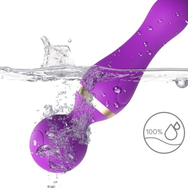 ARMONY - FREEZA MASSAGER & VIBRATEUR TÊTE SUPER FLEXIBLE VIOLET - – Image 2