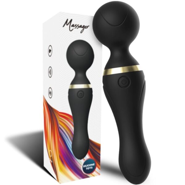 ARMONY - FREEZA MASSAGER & VIBRATEUR TÊTE SUPER FLEXIBLE NOIR - – Image 4