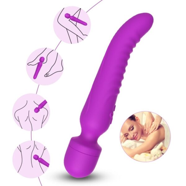 ARMONY - MISSION MASSAGER & VIBRATEUR EFFET CHALEUR VIOLET -